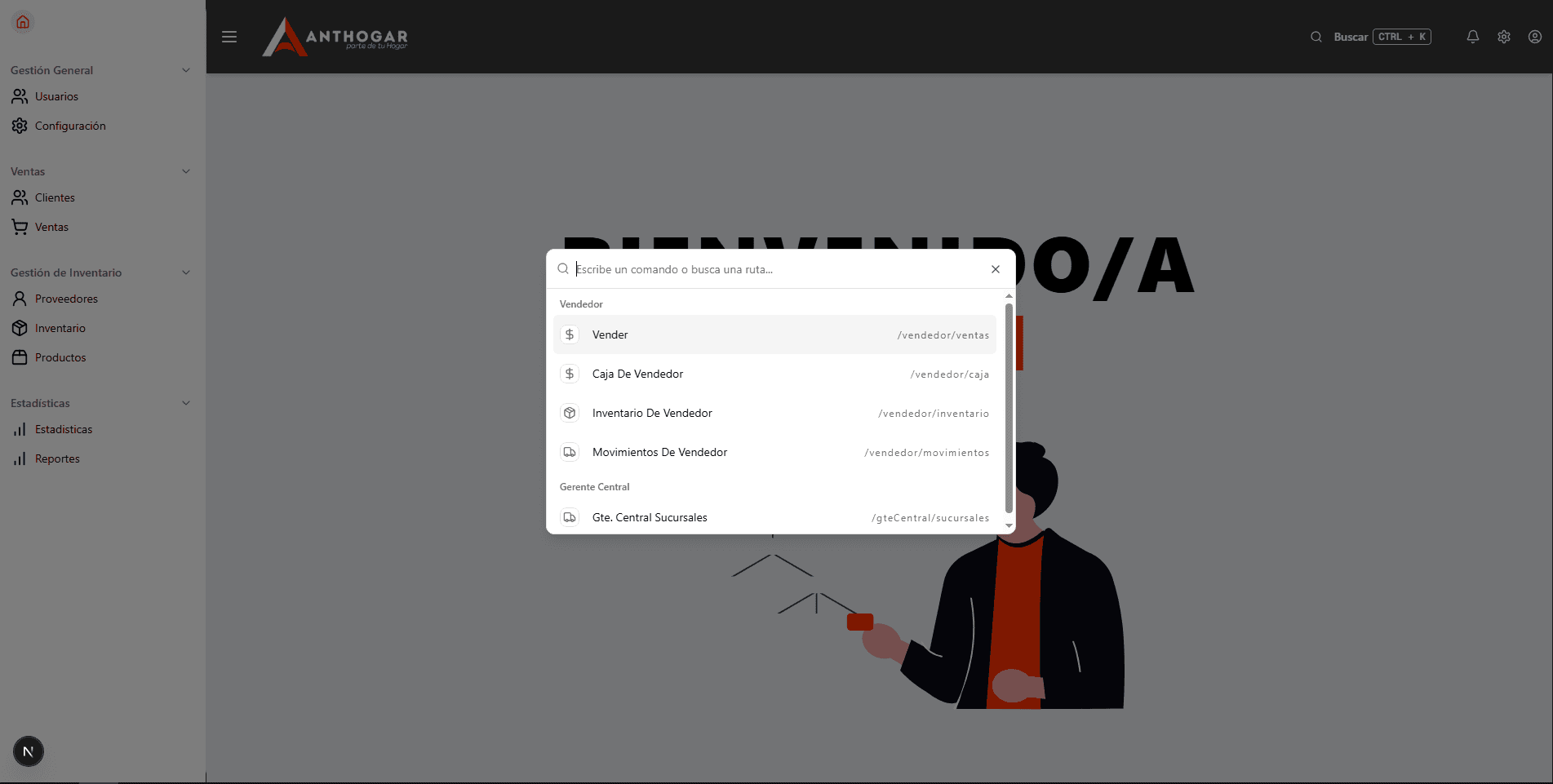 Captura de pantalla 3 del proyecto para Anthogar