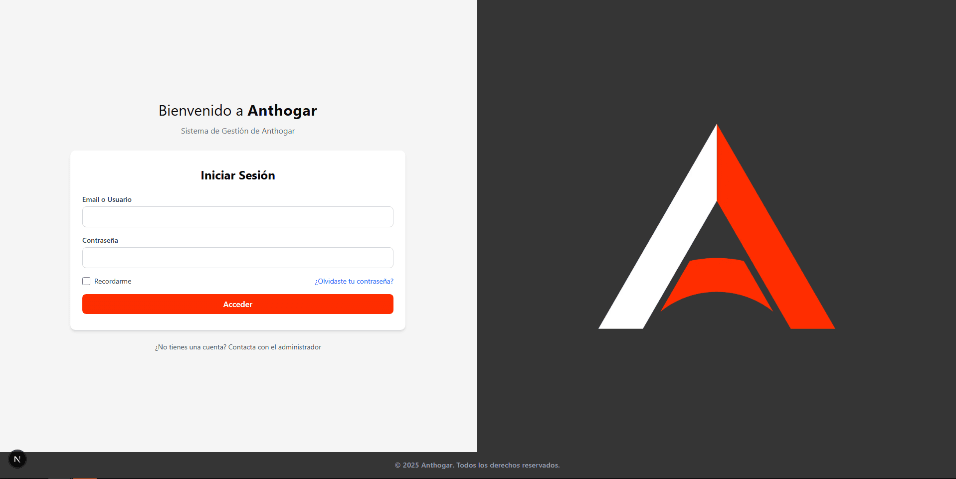 Captura de pantalla 1 del proyecto para Anthogar